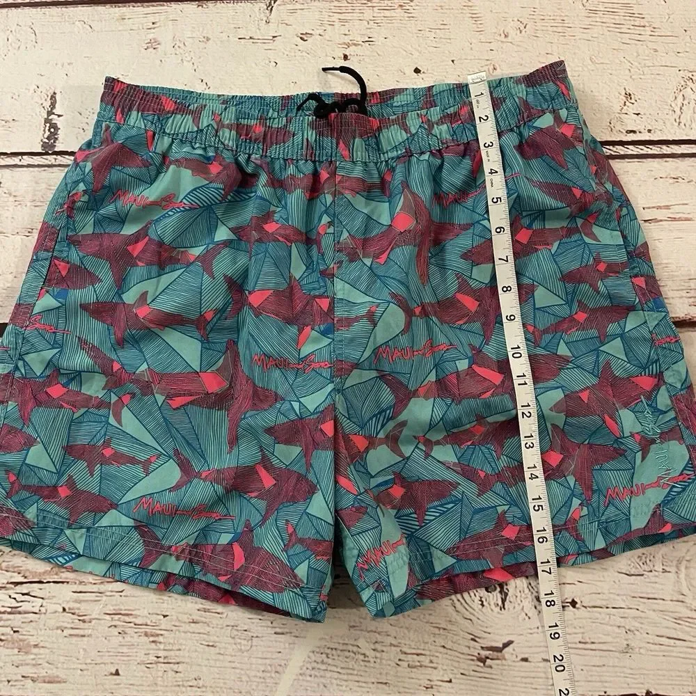 MAUI‎ and SONS Pool Shorts Swim Trunks Surf Beach Size Large Mens